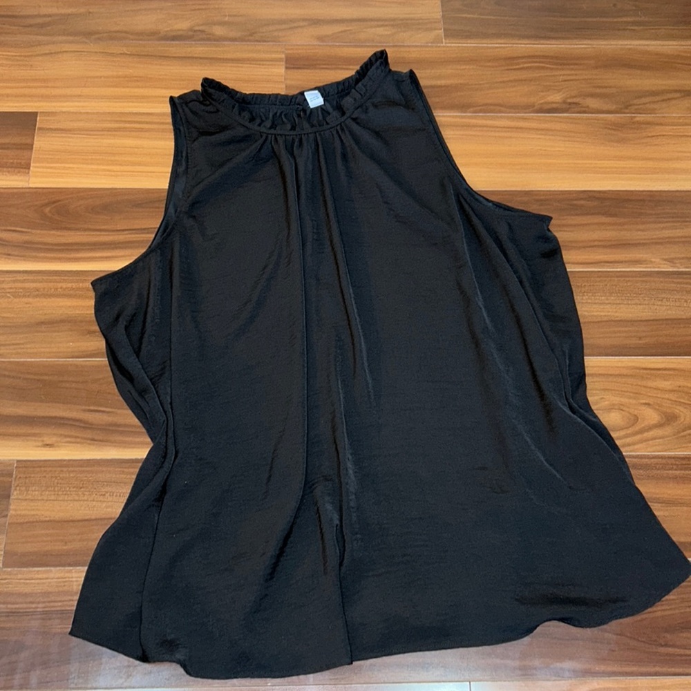 4X Old navy black lightweight sleeveless blouse top